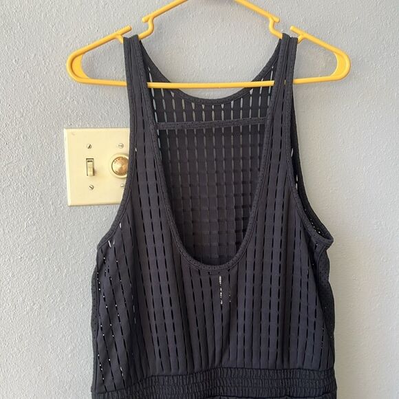 Victoria Secret Sport Black Mesh Romper - Picture 8 of 9